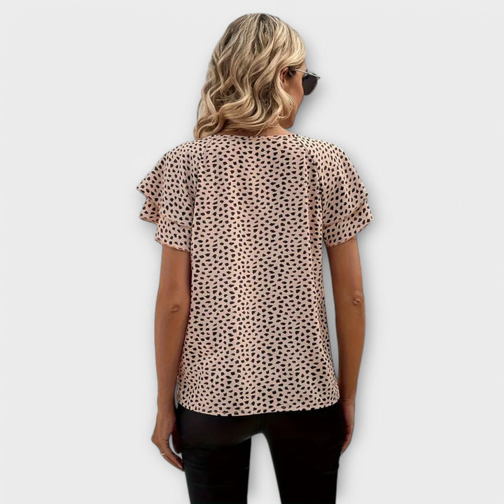 Emily - Blusa con estampado integral