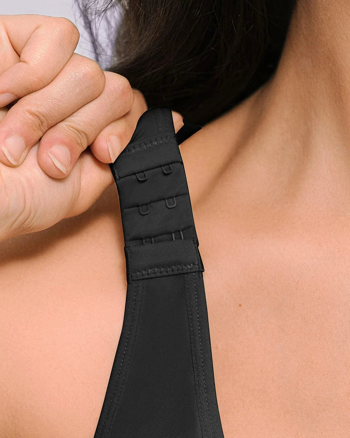 Sujetador sin aros con soporte de espalda y copas dobles