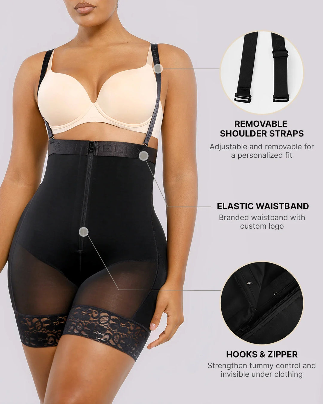 Pantalón corto moldeador | Control firme y curvas definidas