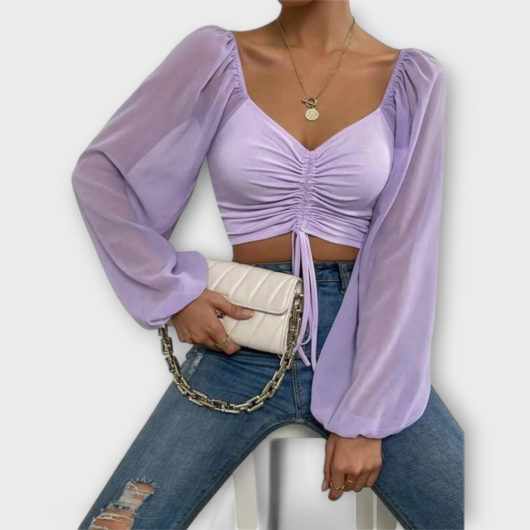 Jacqueline - Blusa de Noche Versátil